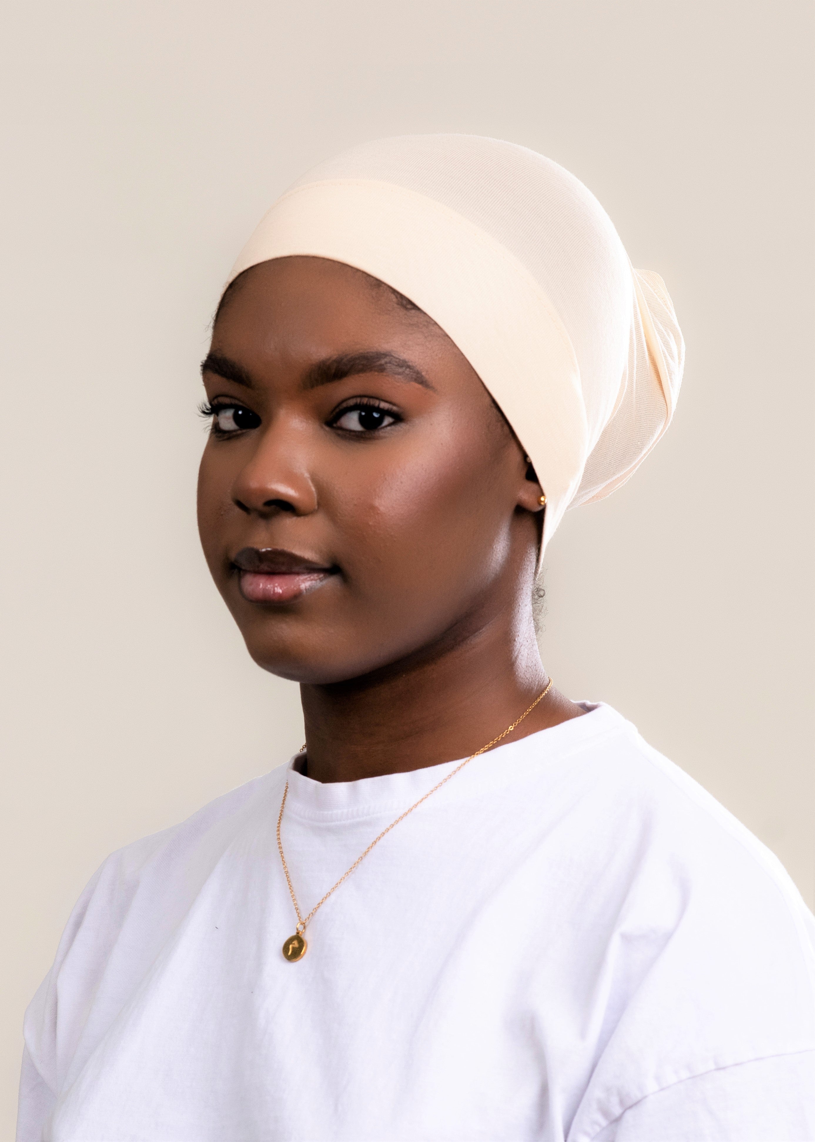 Jersey Tube Cap - White