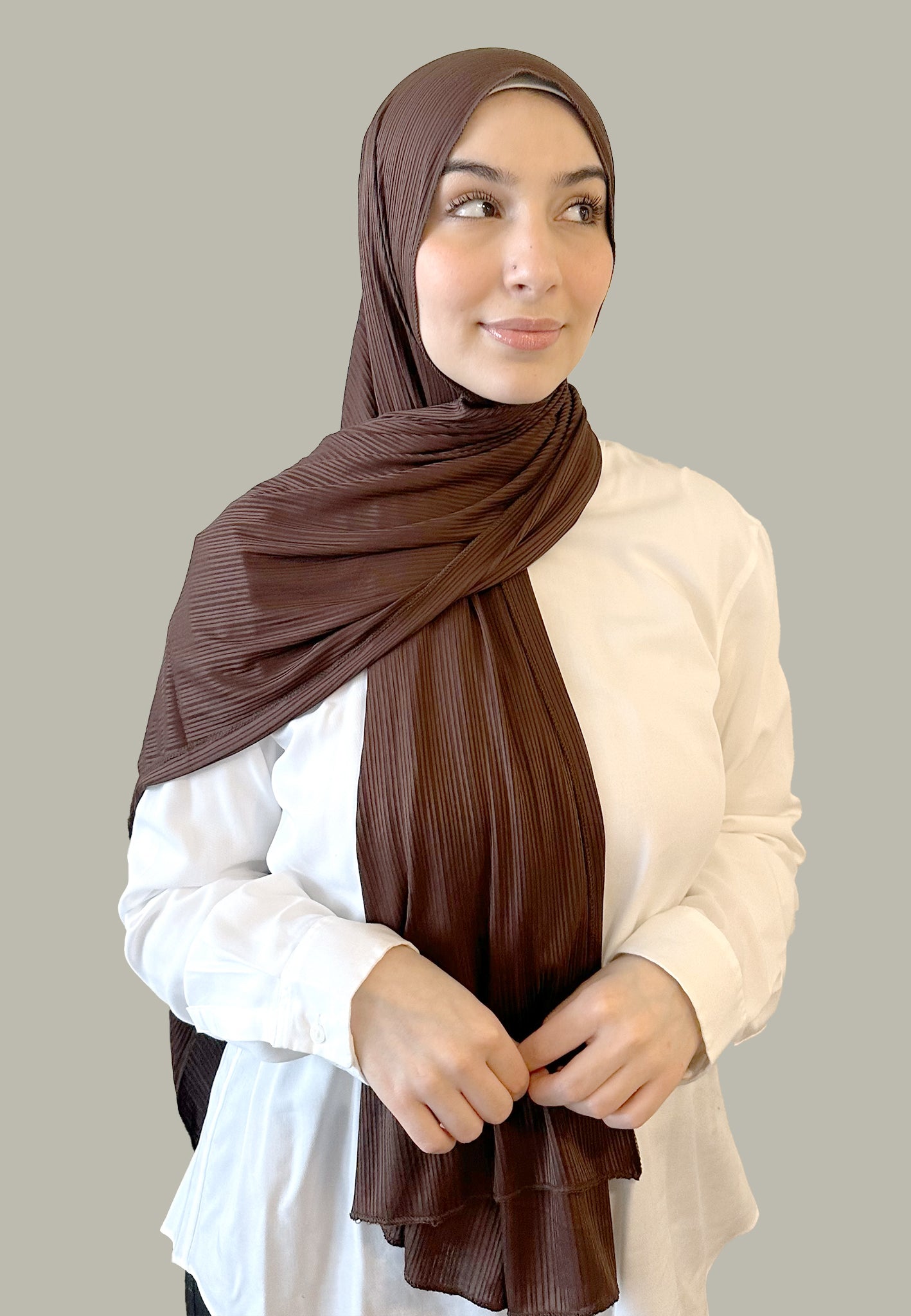 Sage Ribbed Jersey Hijab