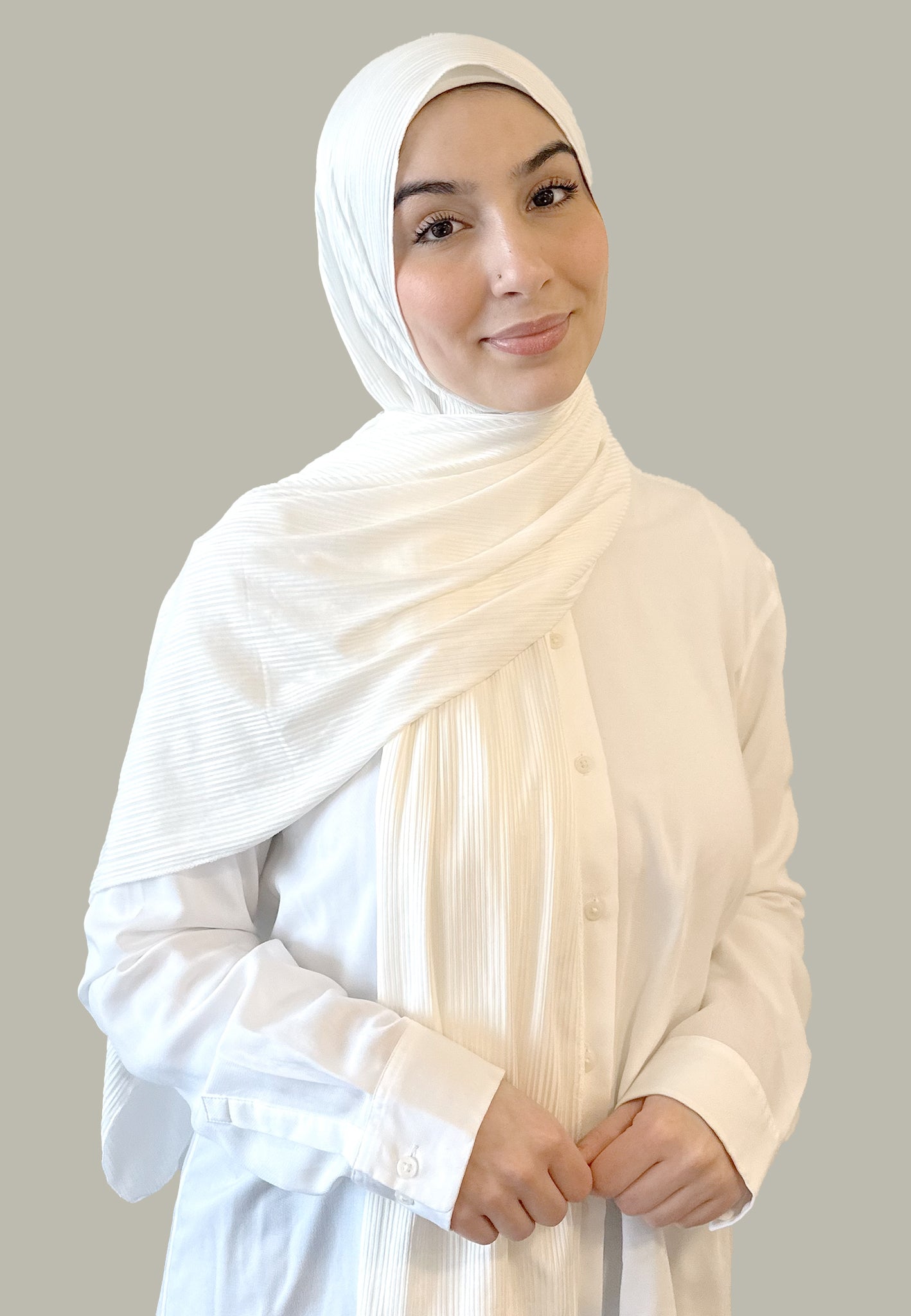 hijabnisa. Coal Ribbed Jersey Hijab
